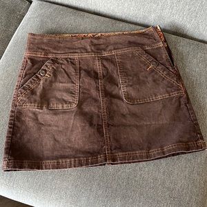 Prana Corduroy Miniskirt